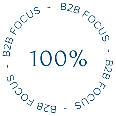 B2B focus 100%